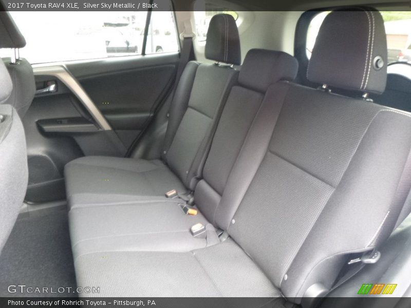Silver Sky Metallic / Black 2017 Toyota RAV4 XLE