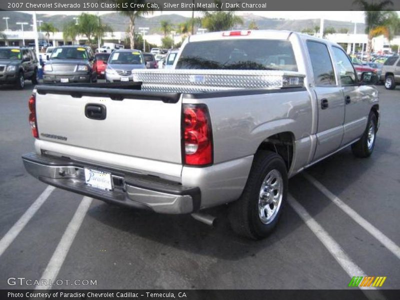 Silver Birch Metallic / Dark Charcoal 2007 Chevrolet Silverado 1500 Classic LS Crew Cab