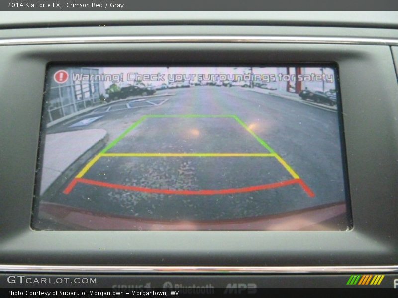 Crimson Red / Gray 2014 Kia Forte EX