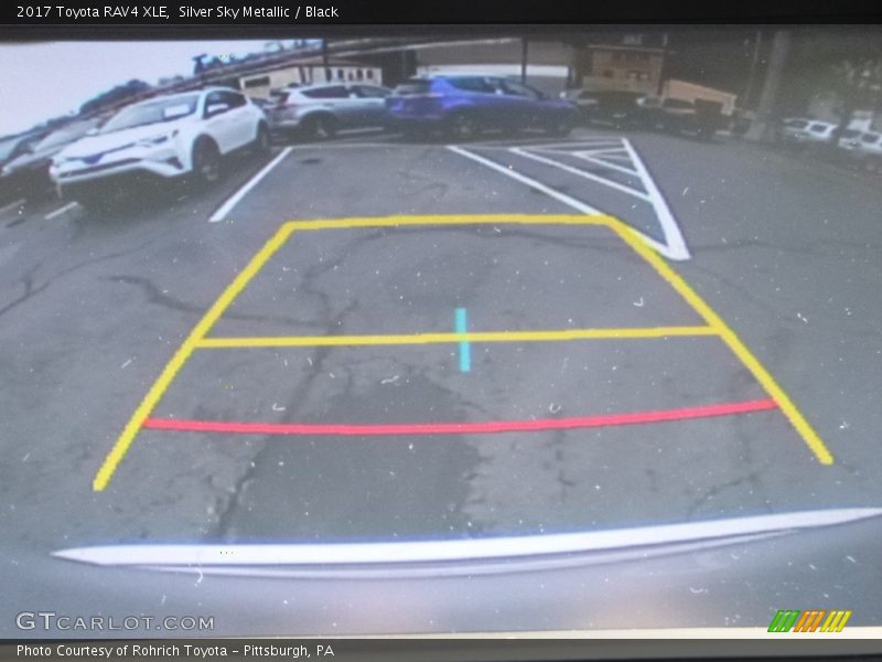 Silver Sky Metallic / Black 2017 Toyota RAV4 XLE