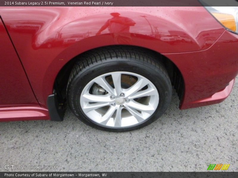 Venetian Red Pearl / Ivory 2014 Subaru Legacy 2.5i Premium
