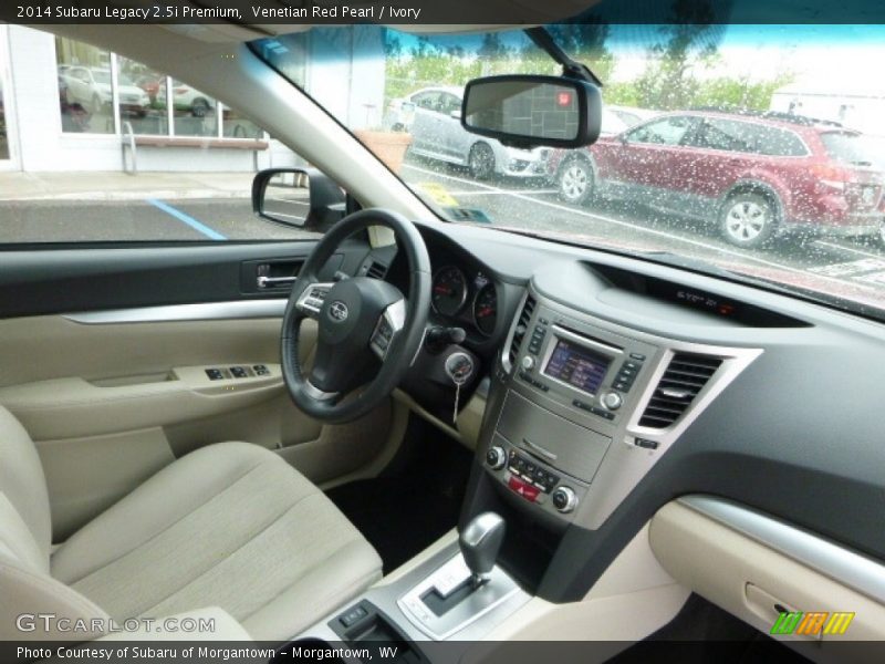Venetian Red Pearl / Ivory 2014 Subaru Legacy 2.5i Premium