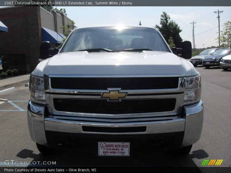 Summit White / Ebony 2007 Chevrolet Silverado 2500HD LT Extended Cab