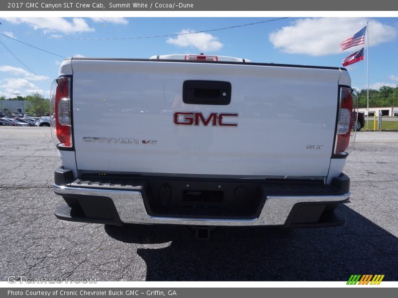 Summit White / Cocoa/­Dune 2017 GMC Canyon SLT Crew Cab