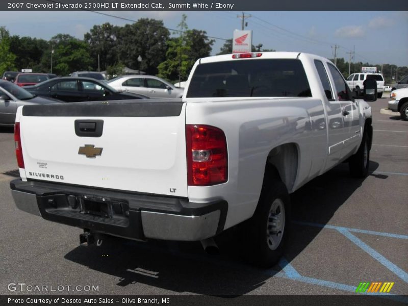 Summit White / Ebony 2007 Chevrolet Silverado 2500HD LT Extended Cab