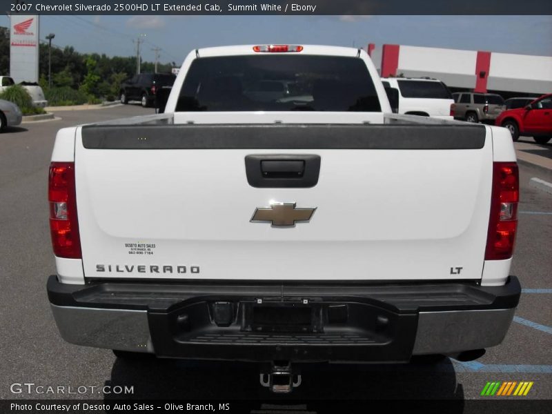Summit White / Ebony 2007 Chevrolet Silverado 2500HD LT Extended Cab