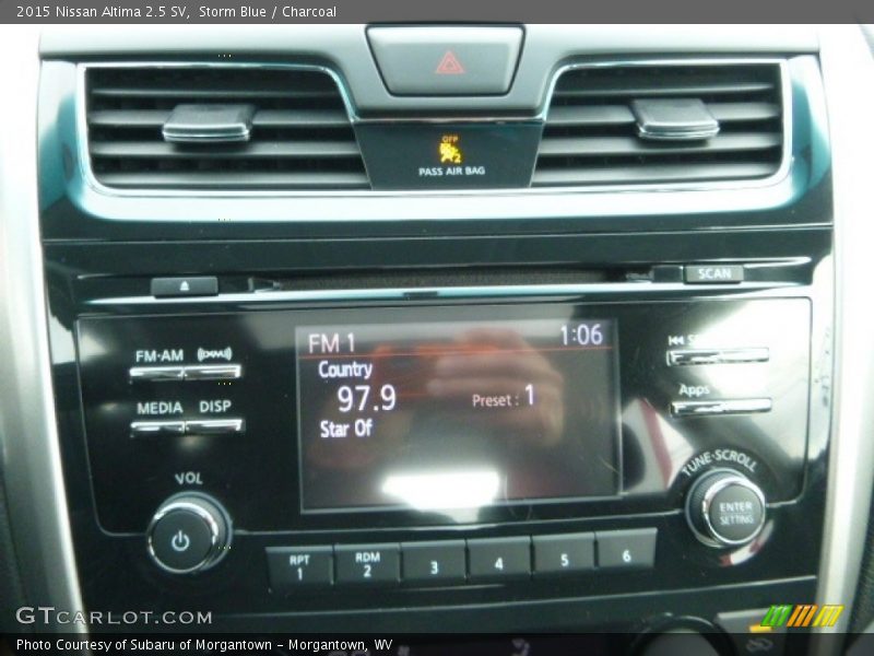 Storm Blue / Charcoal 2015 Nissan Altima 2.5 SV