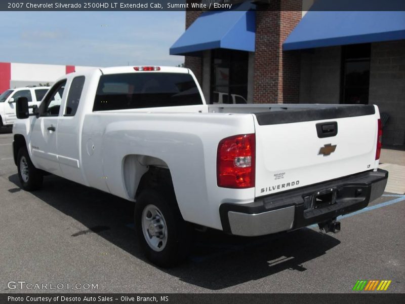 Summit White / Ebony 2007 Chevrolet Silverado 2500HD LT Extended Cab