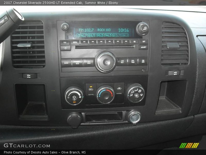 Summit White / Ebony 2007 Chevrolet Silverado 2500HD LT Extended Cab