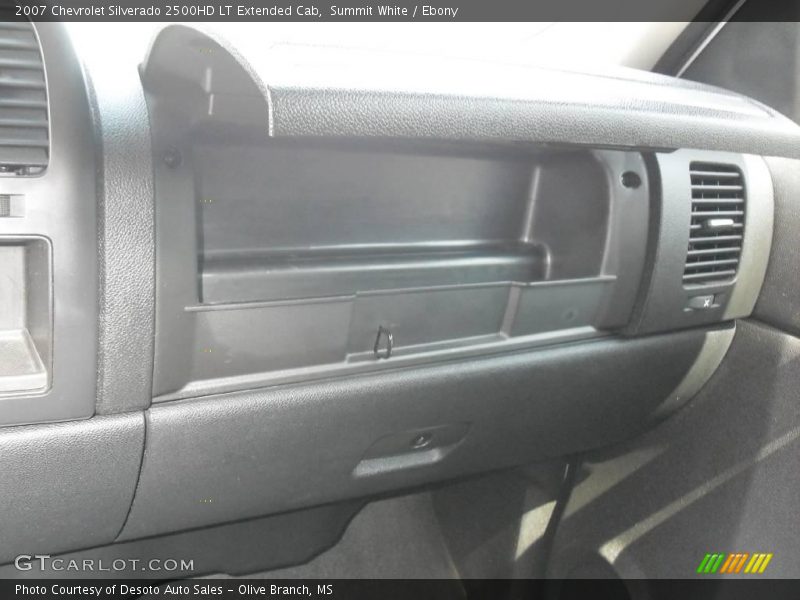 Summit White / Ebony 2007 Chevrolet Silverado 2500HD LT Extended Cab