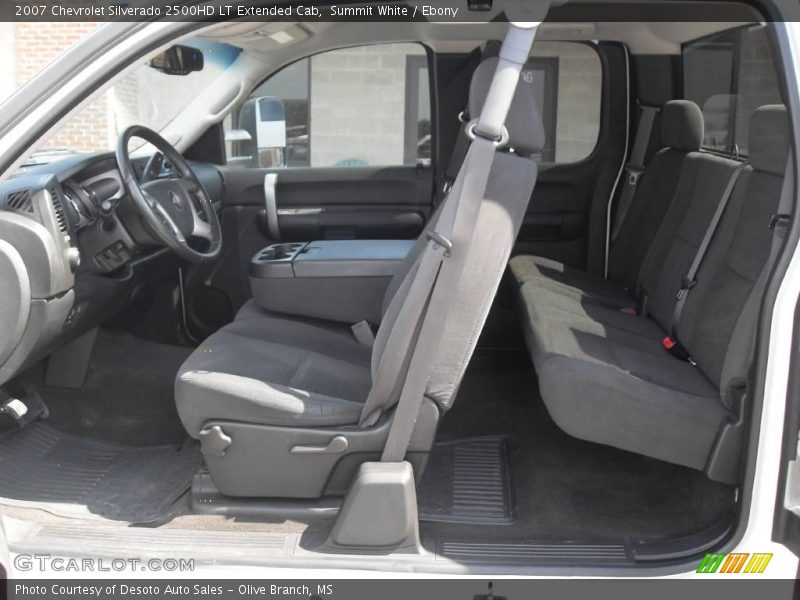 Summit White / Ebony 2007 Chevrolet Silverado 2500HD LT Extended Cab