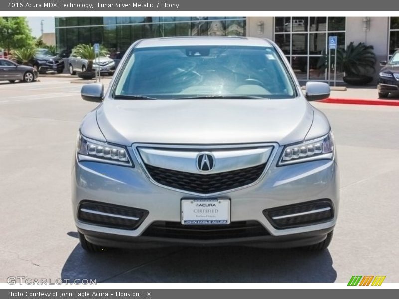 Lunar Silver Metallic / Ebony 2016 Acura MDX Technology