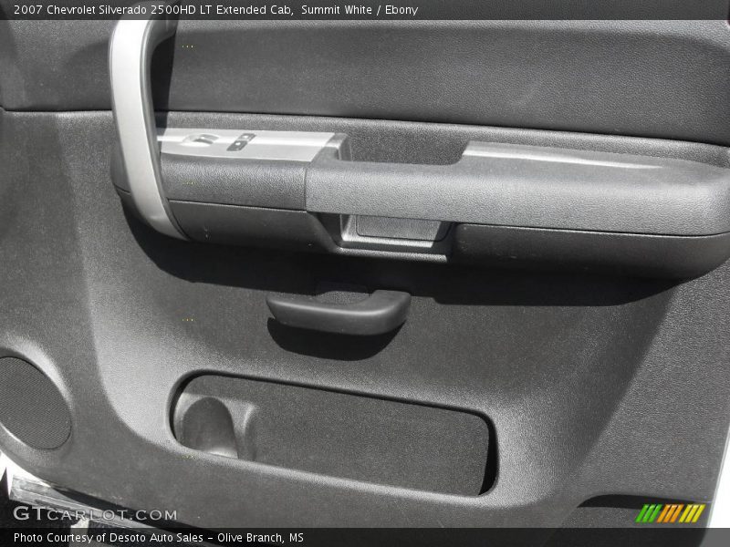 Summit White / Ebony 2007 Chevrolet Silverado 2500HD LT Extended Cab