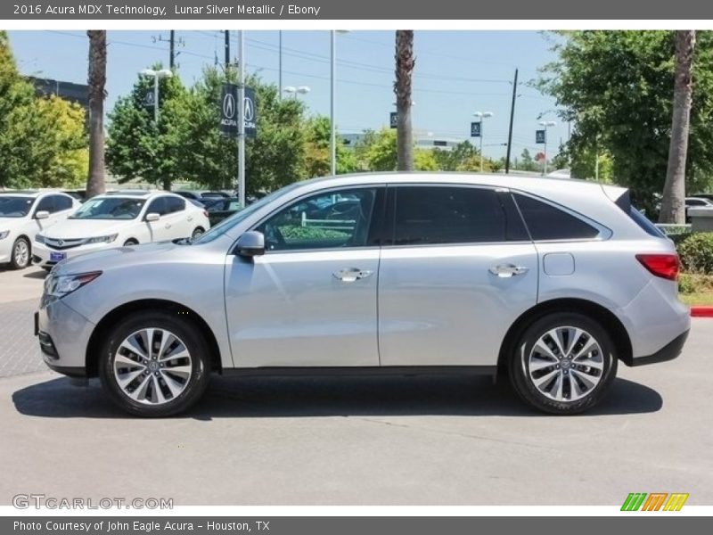 Lunar Silver Metallic / Ebony 2016 Acura MDX Technology