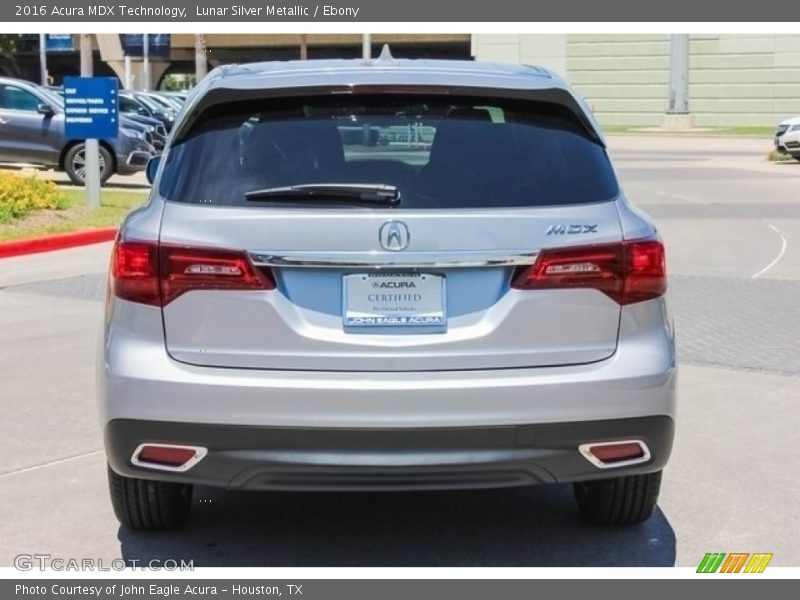 Lunar Silver Metallic / Ebony 2016 Acura MDX Technology