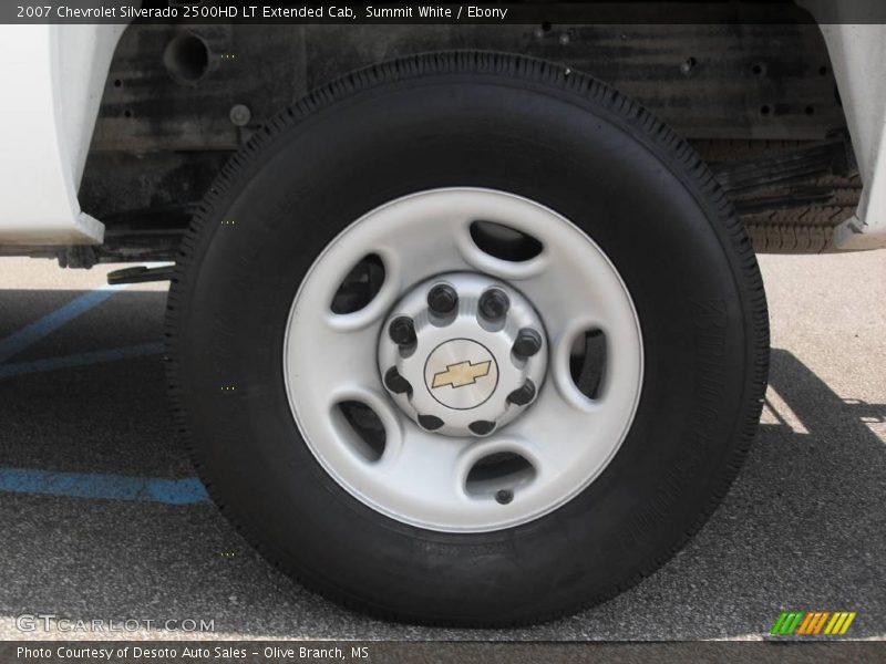 Summit White / Ebony 2007 Chevrolet Silverado 2500HD LT Extended Cab