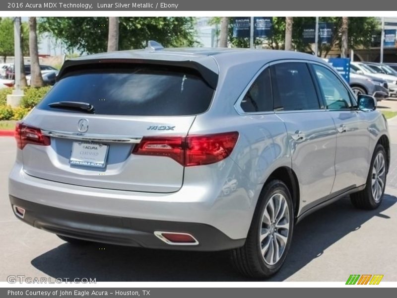 Lunar Silver Metallic / Ebony 2016 Acura MDX Technology