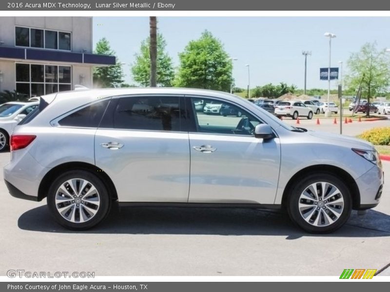 Lunar Silver Metallic / Ebony 2016 Acura MDX Technology