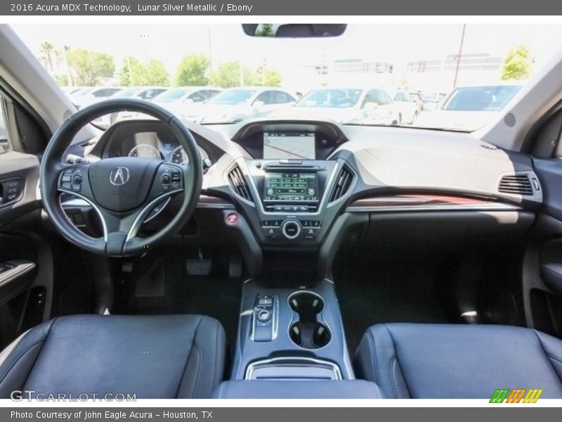 Lunar Silver Metallic / Ebony 2016 Acura MDX Technology