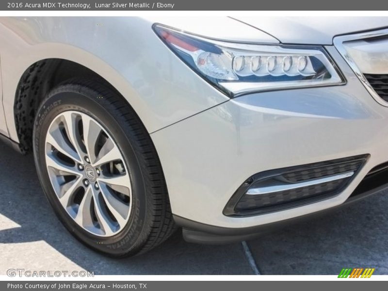 Lunar Silver Metallic / Ebony 2016 Acura MDX Technology