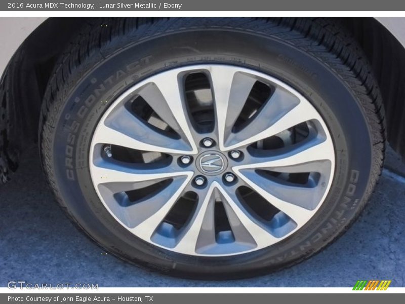 Lunar Silver Metallic / Ebony 2016 Acura MDX Technology
