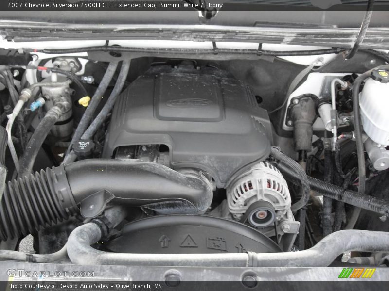 Summit White / Ebony 2007 Chevrolet Silverado 2500HD LT Extended Cab