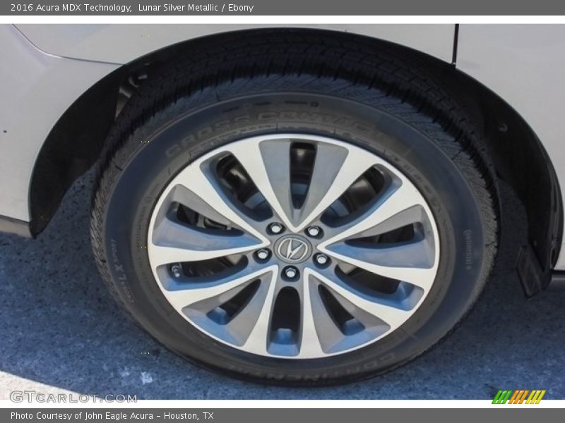 Lunar Silver Metallic / Ebony 2016 Acura MDX Technology