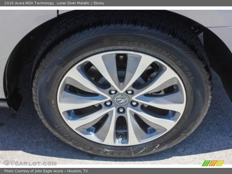 Lunar Silver Metallic / Ebony 2016 Acura MDX Technology