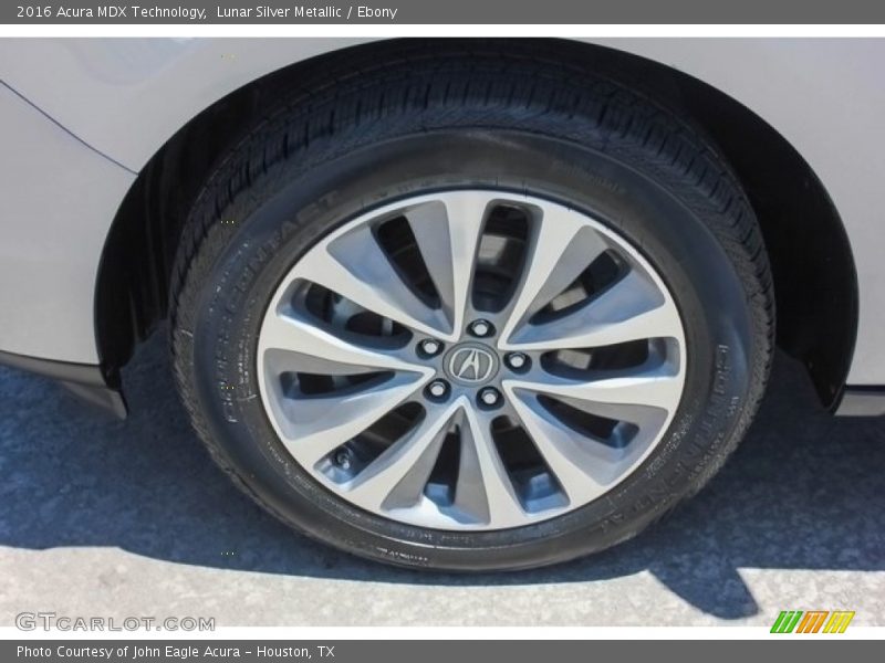 Lunar Silver Metallic / Ebony 2016 Acura MDX Technology