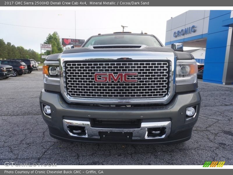 Mineral Metallic / Cocoa/Dark Sand 2017 GMC Sierra 2500HD Denali Crew Cab 4x4