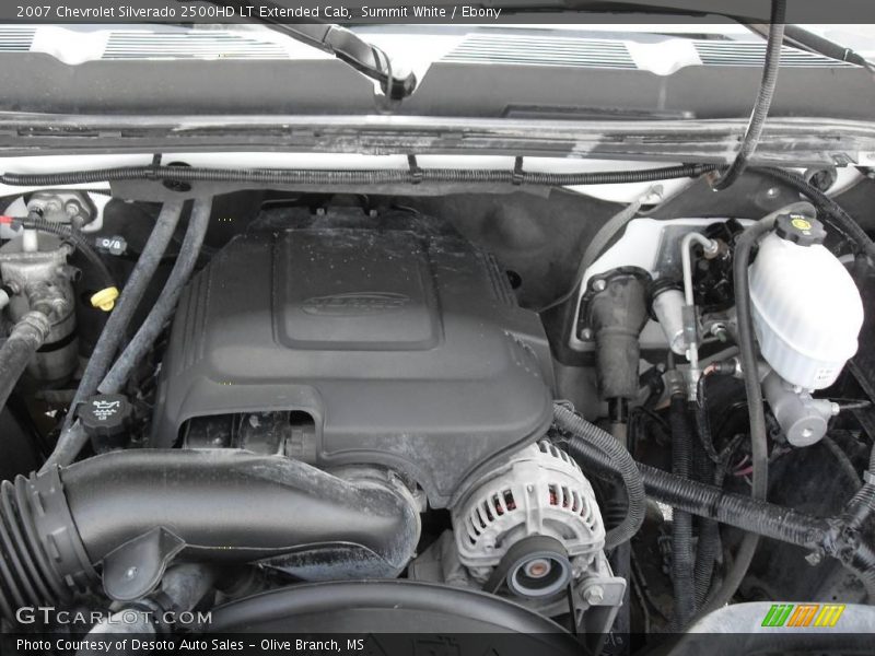Summit White / Ebony 2007 Chevrolet Silverado 2500HD LT Extended Cab
