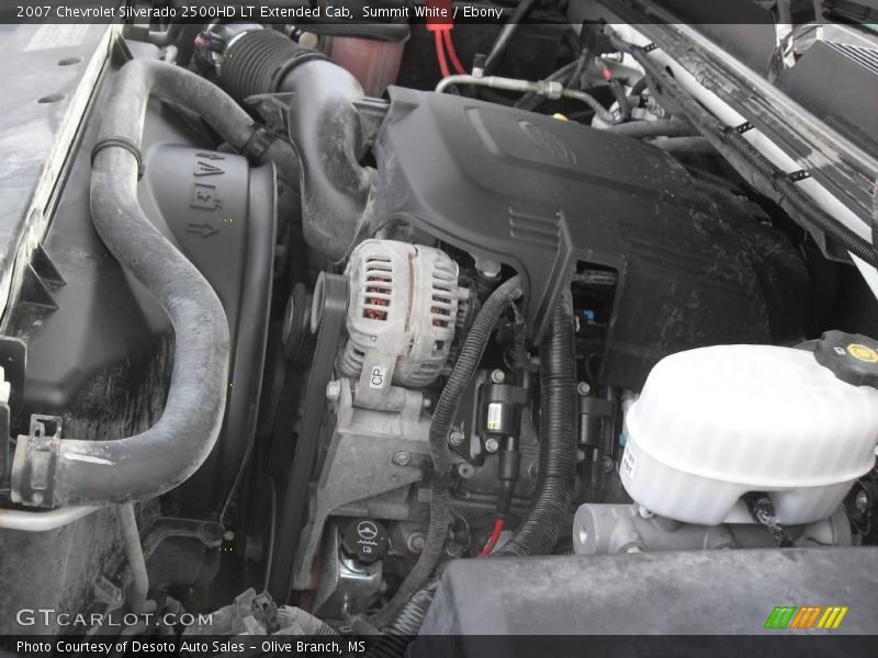 Summit White / Ebony 2007 Chevrolet Silverado 2500HD LT Extended Cab