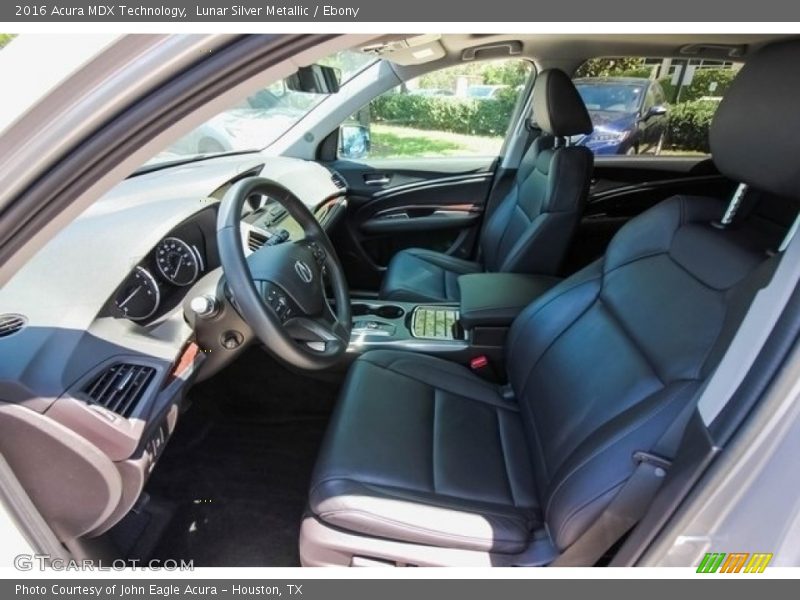 Lunar Silver Metallic / Ebony 2016 Acura MDX Technology