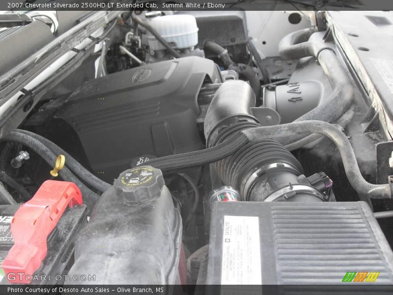 Summit White / Ebony 2007 Chevrolet Silverado 2500HD LT Extended Cab