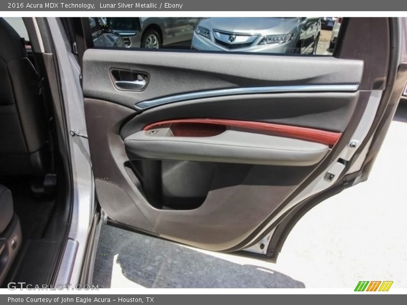 Lunar Silver Metallic / Ebony 2016 Acura MDX Technology