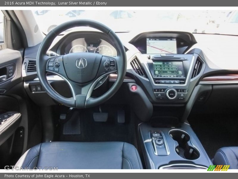Lunar Silver Metallic / Ebony 2016 Acura MDX Technology