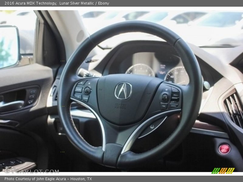 Lunar Silver Metallic / Ebony 2016 Acura MDX Technology