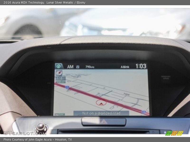 Lunar Silver Metallic / Ebony 2016 Acura MDX Technology