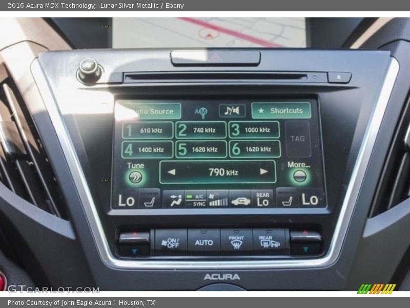 Lunar Silver Metallic / Ebony 2016 Acura MDX Technology