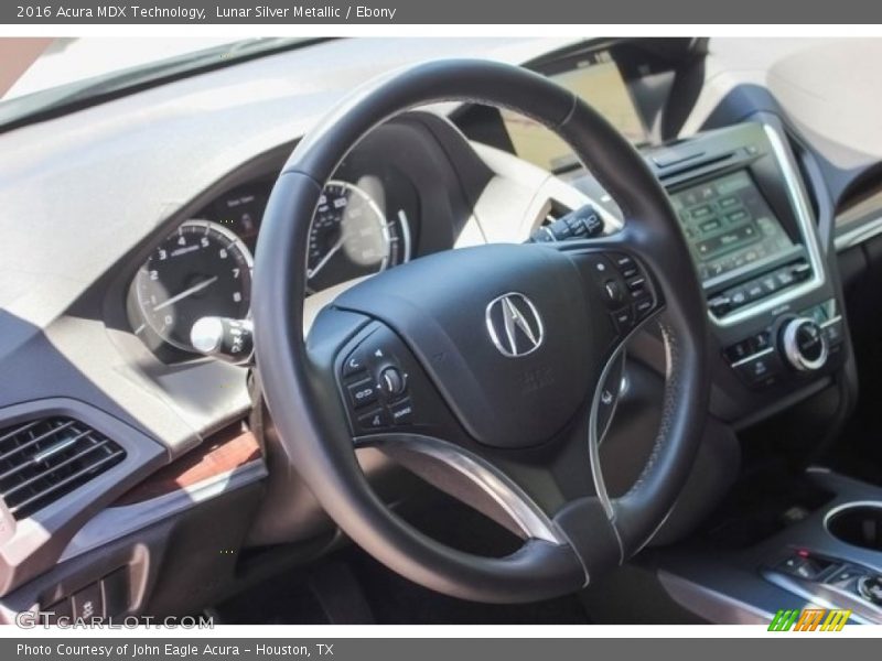 Lunar Silver Metallic / Ebony 2016 Acura MDX Technology