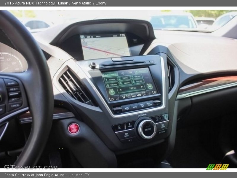 Lunar Silver Metallic / Ebony 2016 Acura MDX Technology