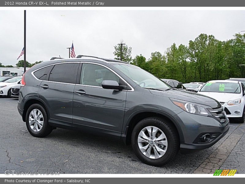 Polished Metal Metallic / Gray 2012 Honda CR-V EX-L