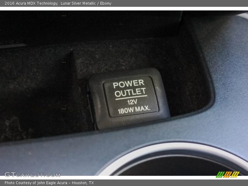 Lunar Silver Metallic / Ebony 2016 Acura MDX Technology