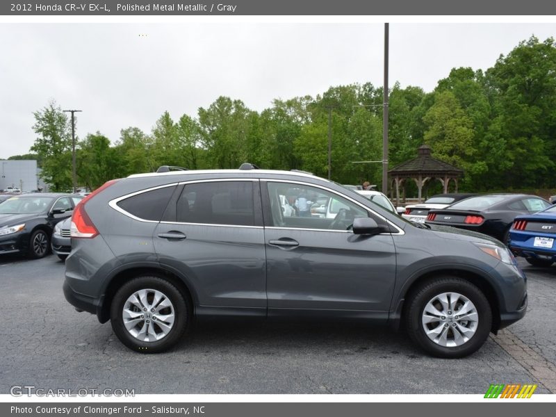 Polished Metal Metallic / Gray 2012 Honda CR-V EX-L