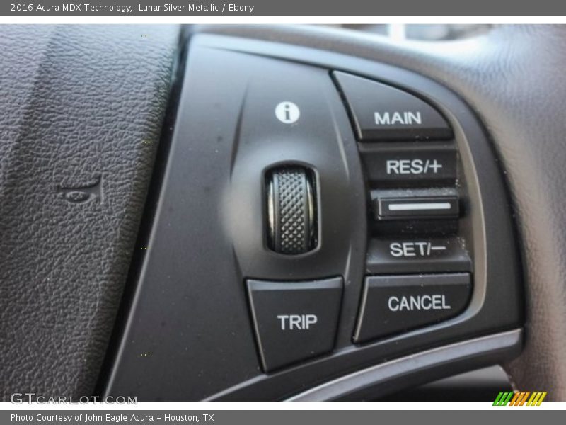 Lunar Silver Metallic / Ebony 2016 Acura MDX Technology