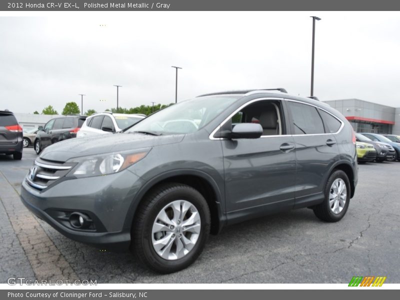 Polished Metal Metallic / Gray 2012 Honda CR-V EX-L