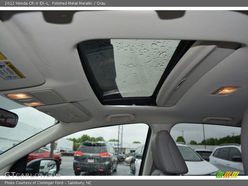 Polished Metal Metallic / Gray 2012 Honda CR-V EX-L