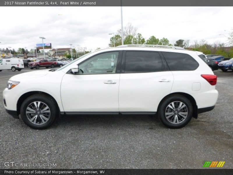 Pearl White / Almond 2017 Nissan Pathfinder SL 4x4