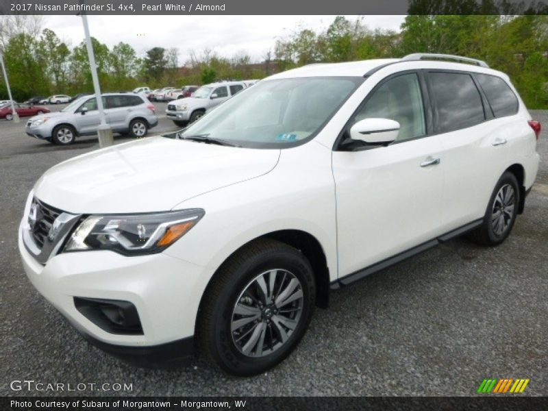 Pearl White / Almond 2017 Nissan Pathfinder SL 4x4