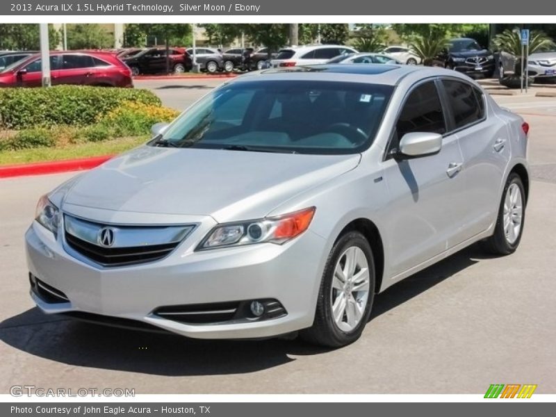 Silver Moon / Ebony 2013 Acura ILX 1.5L Hybrid Technology